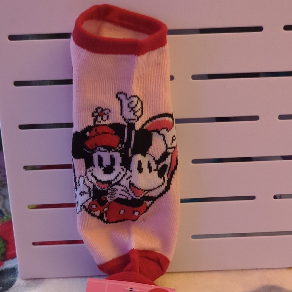 Disney Mickey And Minnie Mouse Cartoon Character Socks